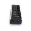 Lindy 4 portin USB 3.0 -keskitin 3 Quick Charge 3.0 -liitännällä