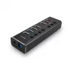 Lindy 4 portin USB 3.0 -keskitin 3 Quick Charge 3.0 -liitännällä