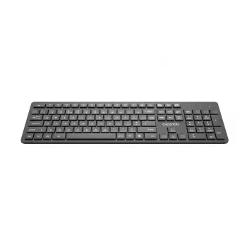 eSTUFF GLB211302 -näppäimistö Office USB QWERTY UK English musta