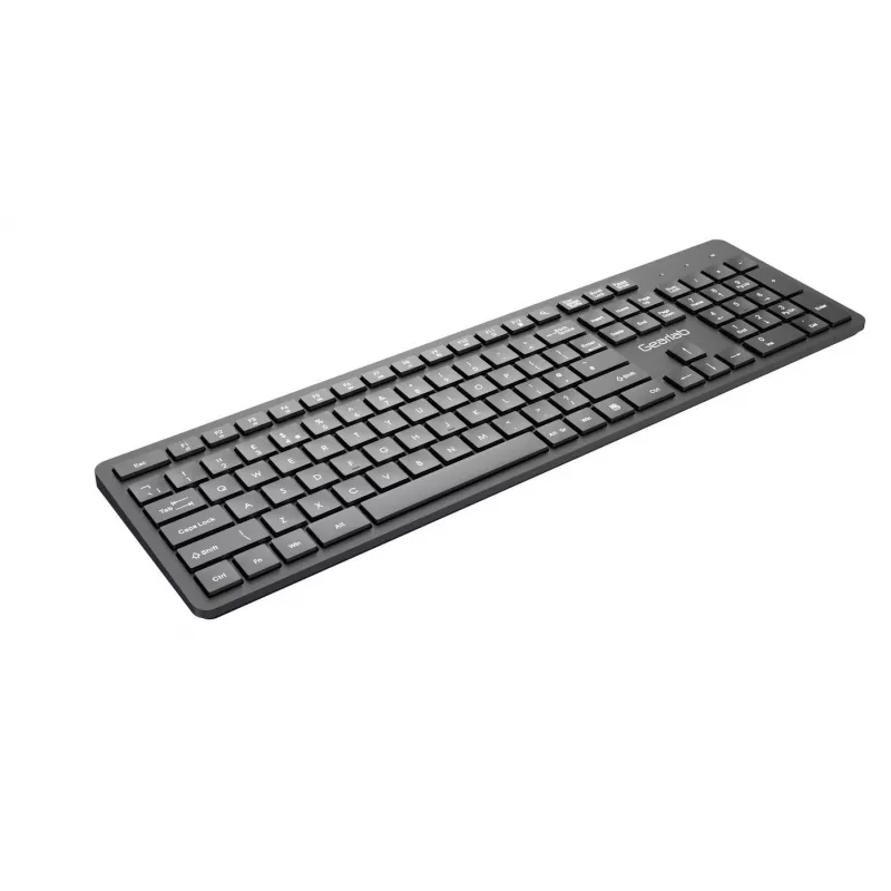 eSTUFF GLB211302 -näppäimistö Office USB QWERTY UK English musta