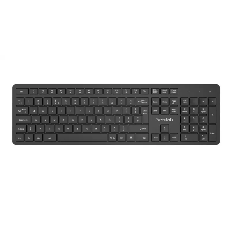 eSTUFF GLB211302 -näppäimistö Office USB QWERTY UK English musta