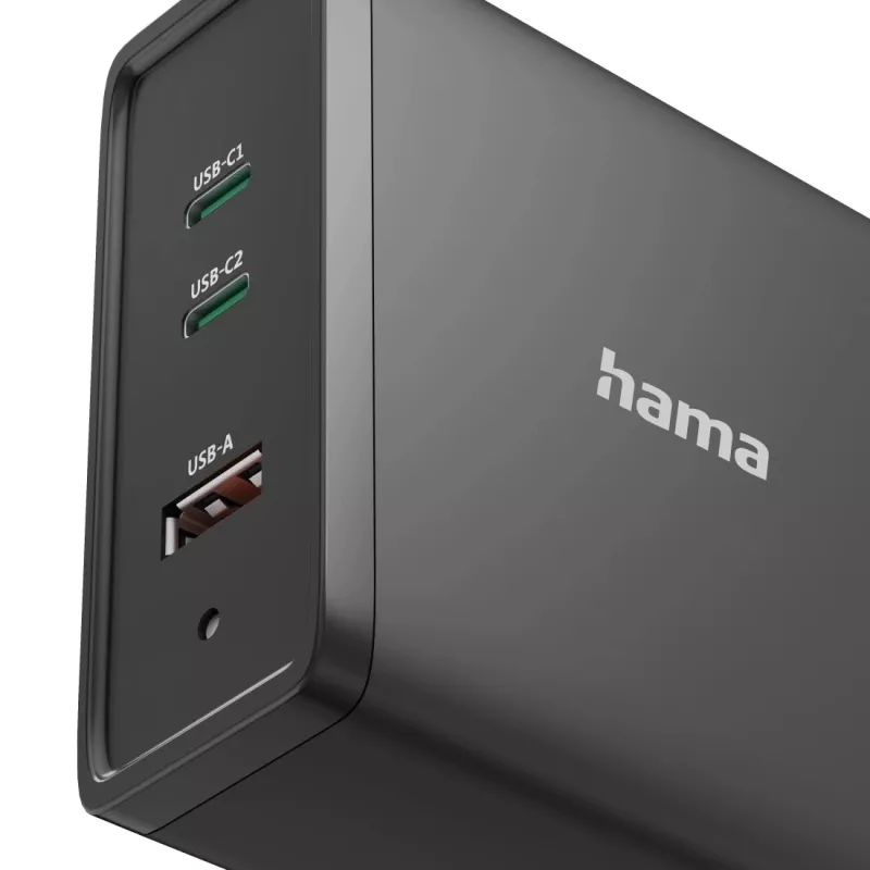 Hama 00200019 -mobiililaturi, universaali, musta, AC-pikalataus, sisäkäyttöön