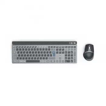 Hama WKM-750 näppäimistö hiiri sisältyy koti/toimisto Bluetooth QWERTZ saksa antrasiitti, musta, sininen