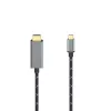 Hama 00200509 HDMI-kaapeli 1,5 m HDMI Type-A (standardi) USB Type-C musta