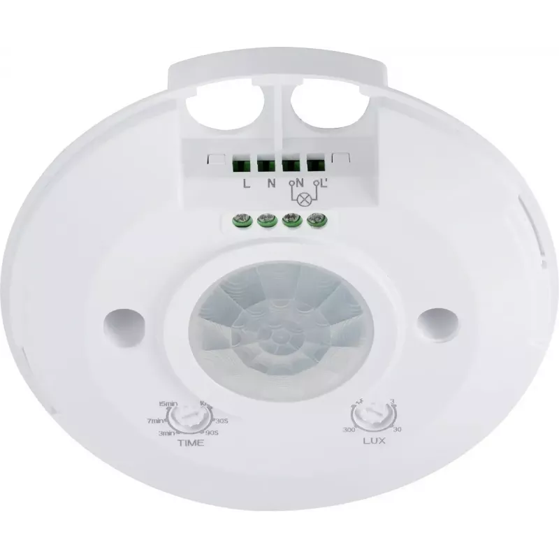 Renkforce 1488533 kattoon asennettava PIR-liiketunnistin, 360 astetta, rele, valkoinen, IP20