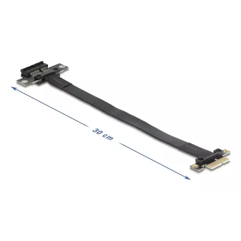 Delock 81297 PCI Express x1 riser -kortin jatkokaapeli 30 cm