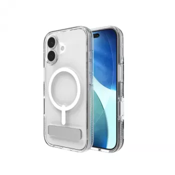 ZAGG Crystal Palace Snap Kickstand kotelo Apple iPhone 17:lle, cover, Apple, iPhone 17, 16 cm (6,3 tuumaa), läpinäkyvä