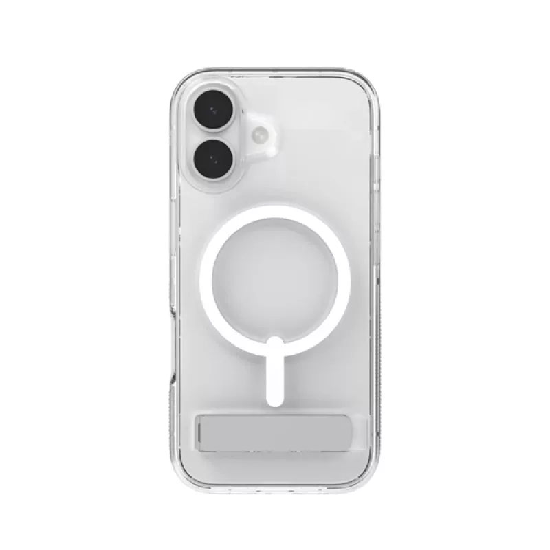 ZAGG Crystal Palace Snap Kickstand kotelo Apple iPhone 17:lle, cover, Apple, iPhone 17, 16 cm (6,3 tuumaa), läpinäkyvä