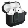 Suojakotelo AirPods 4 LAUT ZENTRY — polykarbonaatti + TPU, musta