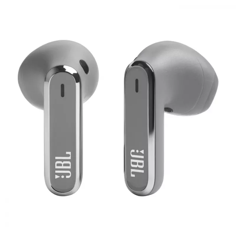 JBL LIVE FLEX kuulokkeet langaton in-ear puhelut/musiikki Bluetooth hopea