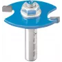 Pyöreäjyrsin KWB 754020 varren halkaisija 8 mm