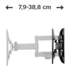 Hama 00220840 TV-teline/jalusta 121,9 cm (48 tuumaa) musta