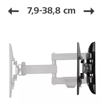Hama 00220840 TV-teline/jalusta 121,9 cm (48 tuumaa) musta