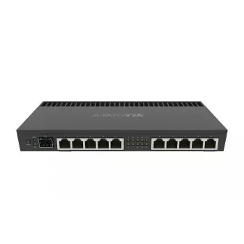 Langallinen reititin Mikrotik RB4011IGS+RM Gigabit Ethernet musta