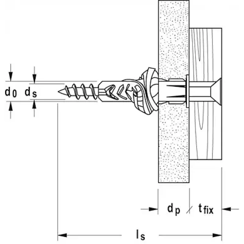 Yleistulppa Fischer UX 6 x 35 R S/20