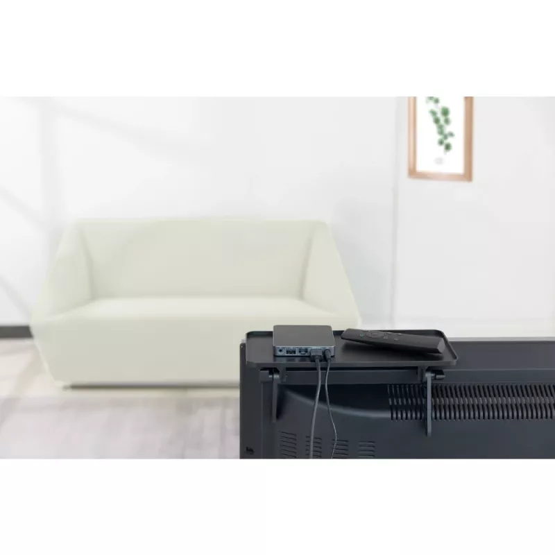 Techly ICA-DRS 902 AV-laitehylly musta muovi