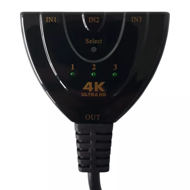 Techly IDATA HDMI-3F30 videokytkin