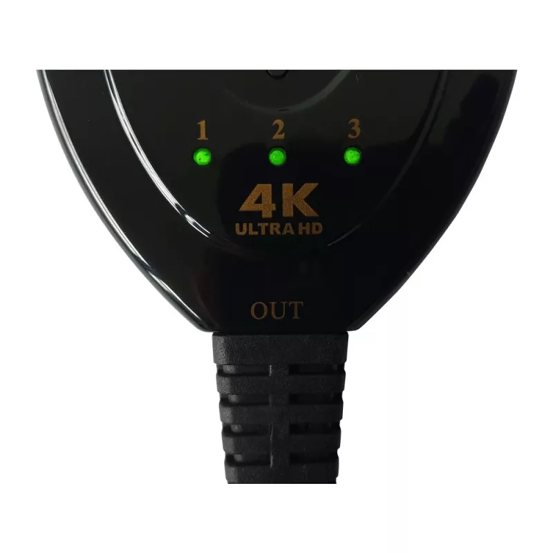 Techly IDATA HDMI-3F30 videokytkin
