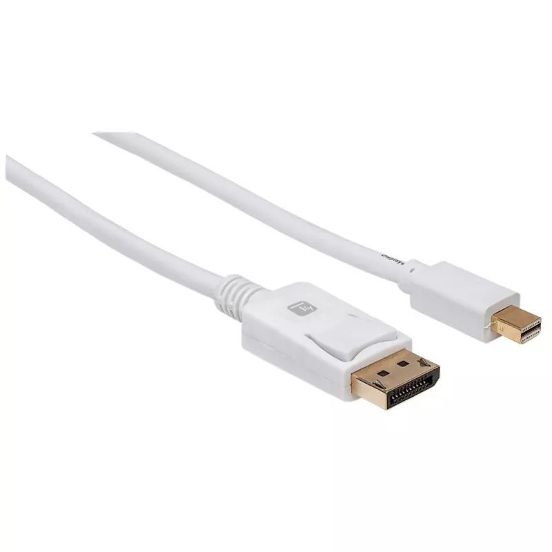 Techly ICOC MDP-020T4K DisplayPort-kaapeli 2 m Mini DisplayPort valkoinen