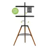 Techly ICA-TR58 TV-jalusta/stand 165,1 cm (65 inch) musta, puu