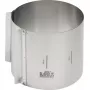 RBV Birkmann 429413 Easy Baking kakkurengas, erittäin korkea, pyöreä, ruostumaton teräs, 150 mm