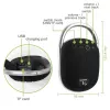 Techly ICASBL321BK kannettava/juhlakaijutin mono kannettava kaiutin musta 5 W