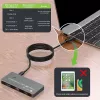 Techly IDATA KVM-DPC8K KVM-kytkin harmaa