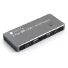 Techly IDATA KVM-DPC8K KVM-kytkin harmaa