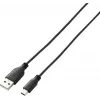 Renkforce RF-4080792 USB 2.0 -datakaapeli, USB-A - Mini-USB-B, 1 m, musta