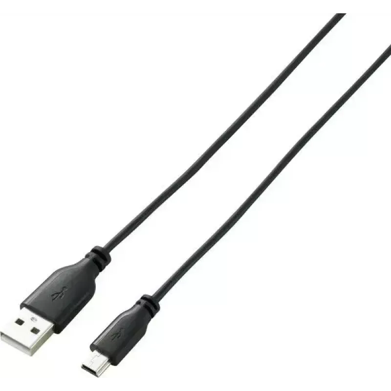 Renkforce RF-4080792 USB 2.0 -datakaapeli, USB-A - Mini-USB-B, 1 m, musta