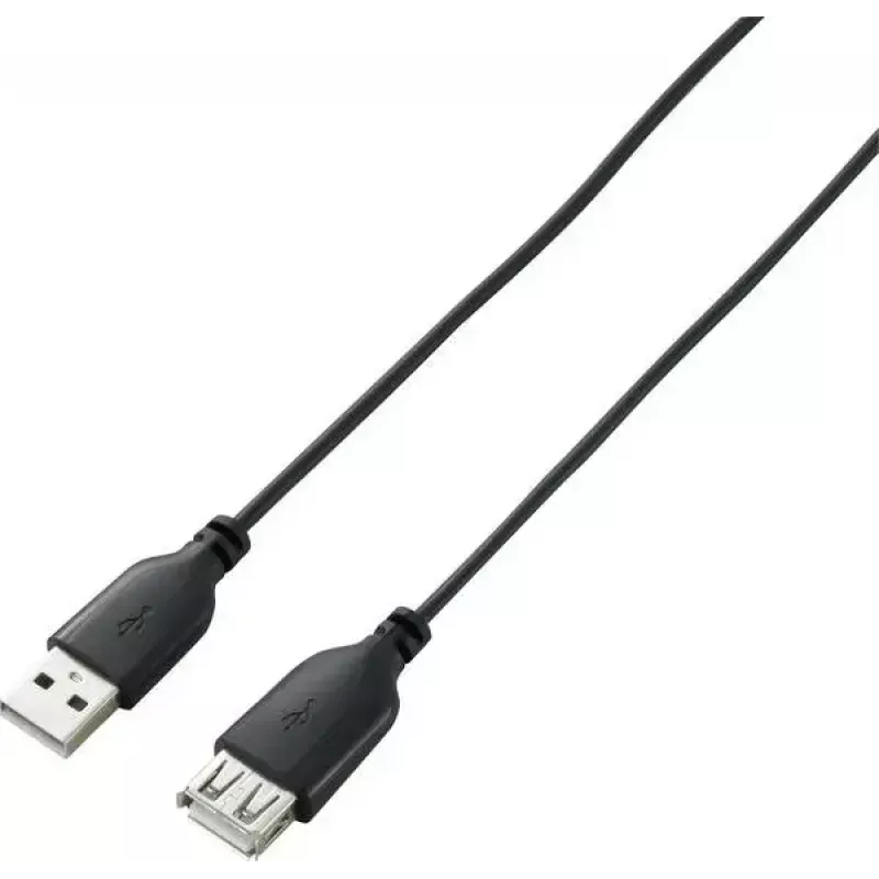 USB-2.0-kaapeli Renkforce RF-4080795, USB-A - USB-A, 1 m, musta