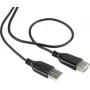 USB-2.0-kaapeli Renkforce RF-4080795, USB-A - USB-A, 1 m, musta