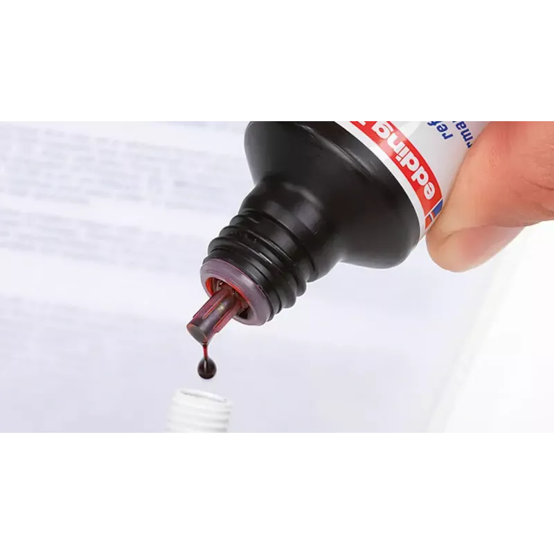 Täyttömuste Edding T-25 -tussiin, punainen muste, 30 ml, yksittäin