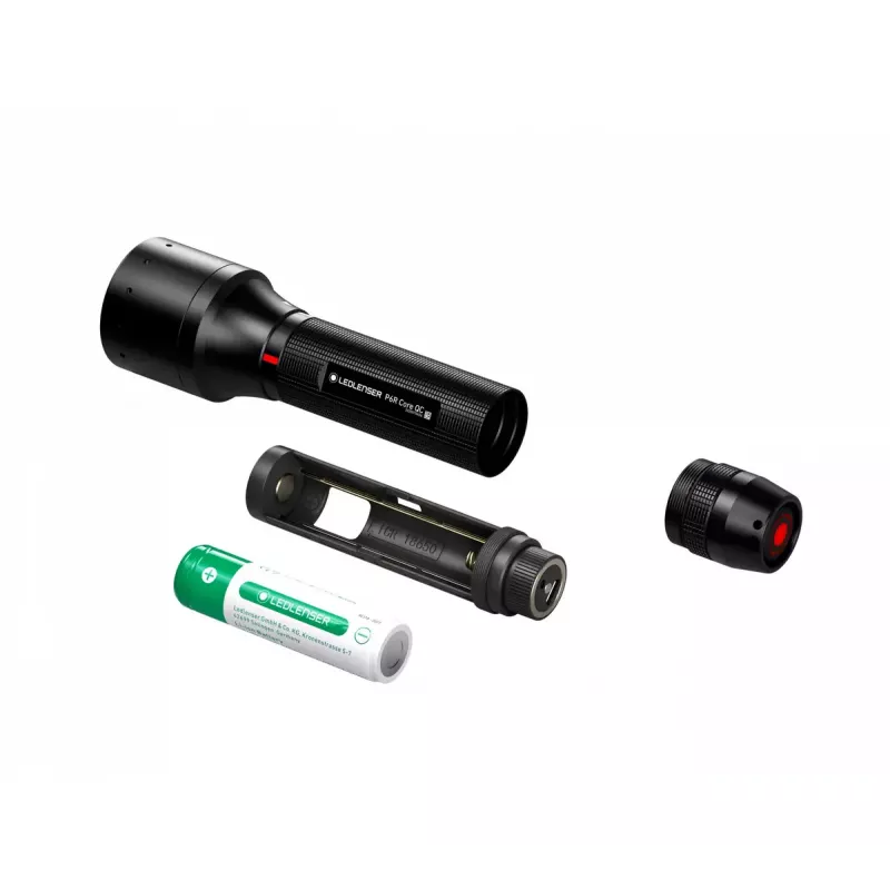 Ledlenser P6R Core QC ladattava taskulamppu, 270 lm, musta