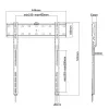Techly ICA-PLB 734F TV-seinäteline/jalusta 165,1 cm (65