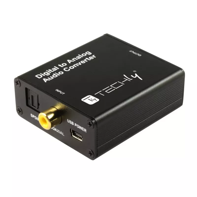 Techly IDATA SPDIF-9 äänimuunnin musta