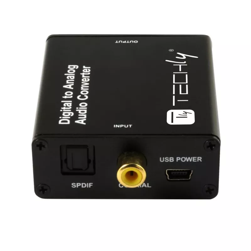 Techly IDATA SPDIF-9 äänimuunnin musta