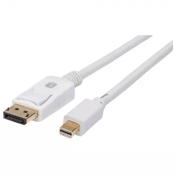 Techly ICOC MDP-010T4K DisplayPort-kaapeli 1 m Mini DisplayPort valkoinen