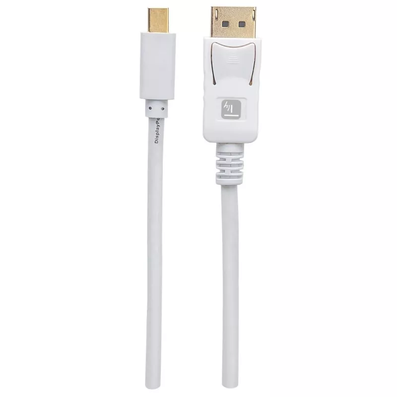Techly ICOC MDP-010T4K DisplayPort-kaapeli 1 m Mini DisplayPort valkoinen