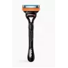 Partahöylä Gillette Fusion5 — musta/oranssi, 1 kpl