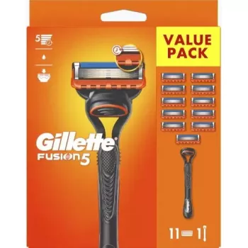 Partahöylä Gillette Fusion5 — musta/oranssi, 1 kpl