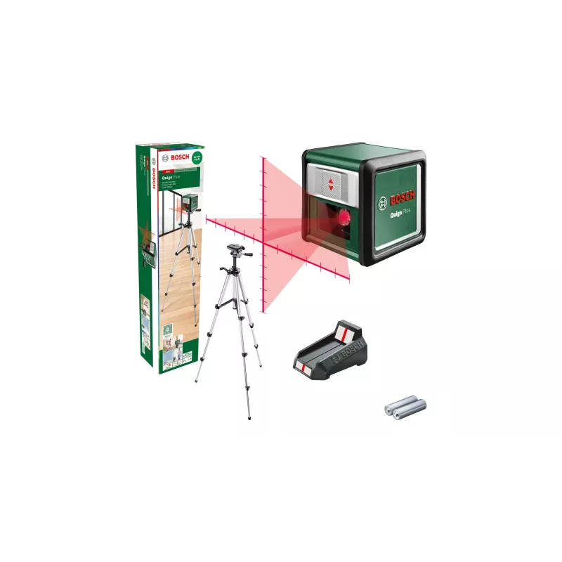 Bosch Quigo Plus Uni 0603663602 – kompakti ristilinjalaser jalustalla