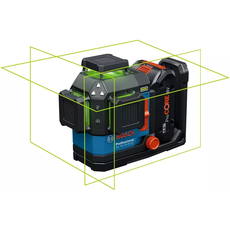 Bosch GLL 18V-120-33 CG vihreä linjalaser 1x4,0 Ah (mpn 0601065100)