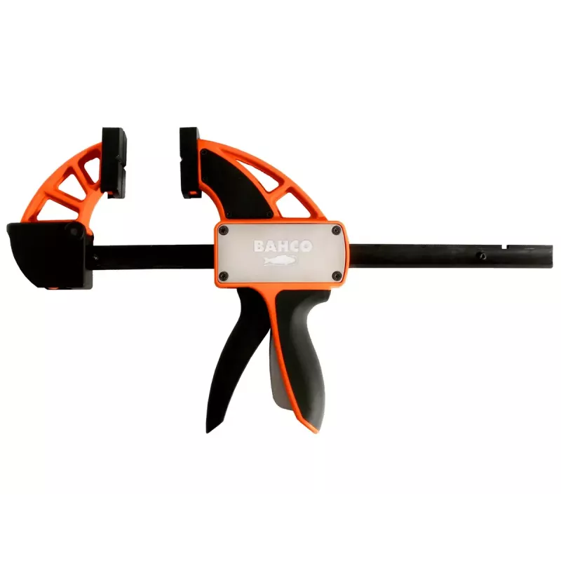 Räikkäruuvipuristin Bahco QCB-150 15 cm musta oranssi