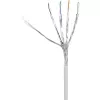 Verkkokaapeli Renkforce RF-4149858 0,25 m Cat6a S/FTP harmaa