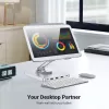 Techly 8-in-1 USB-C-keskitin telakointiasema tablettiteline