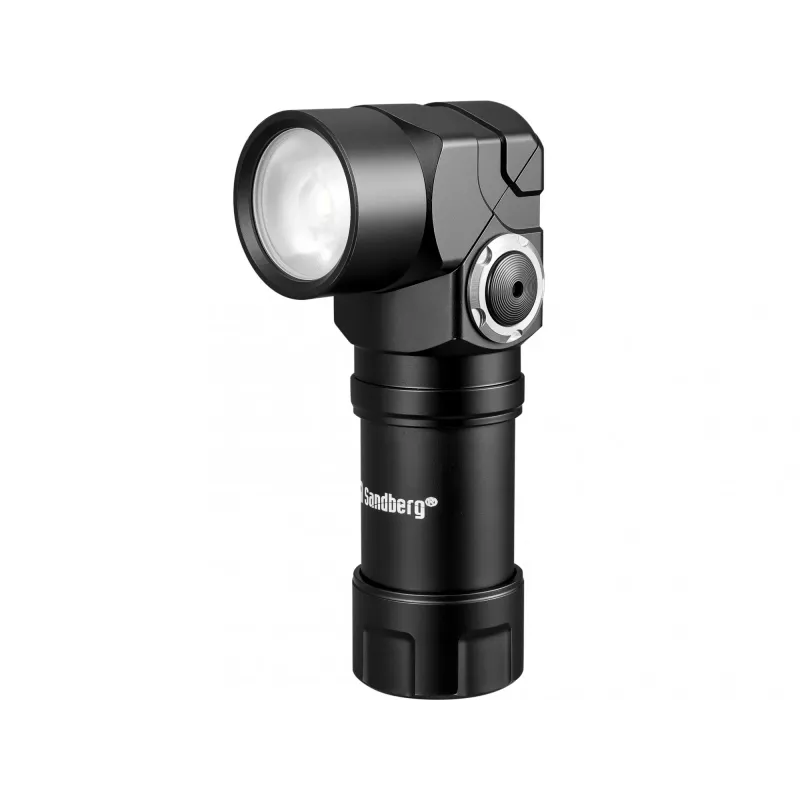 Sandberg Headlamp 500 Duo, otsalamppu, musta, alumiini, IP44, LED, 25 lm