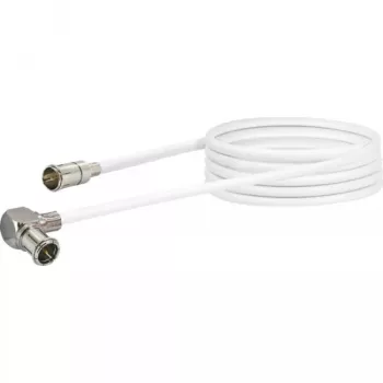 Schwaiger MMC15 052 koaksiaalikaapeli 1,5 m Mini D F valkoinen