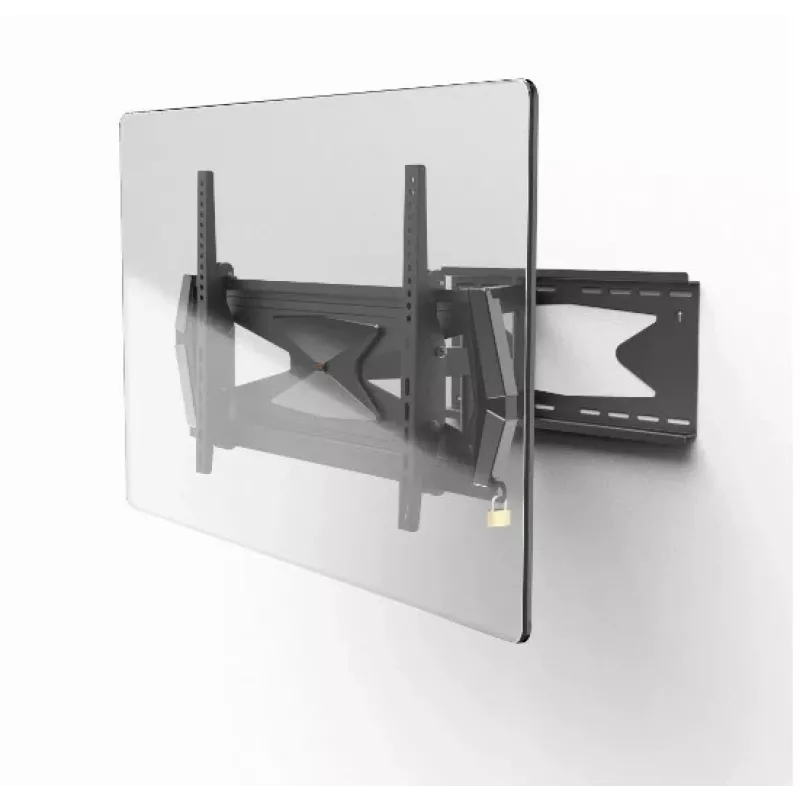 Hama 00220863 television seinäteline, kääntyvä, kallistettava, varkaussuoja, 203 cm (80 tuumaa), 40 kg