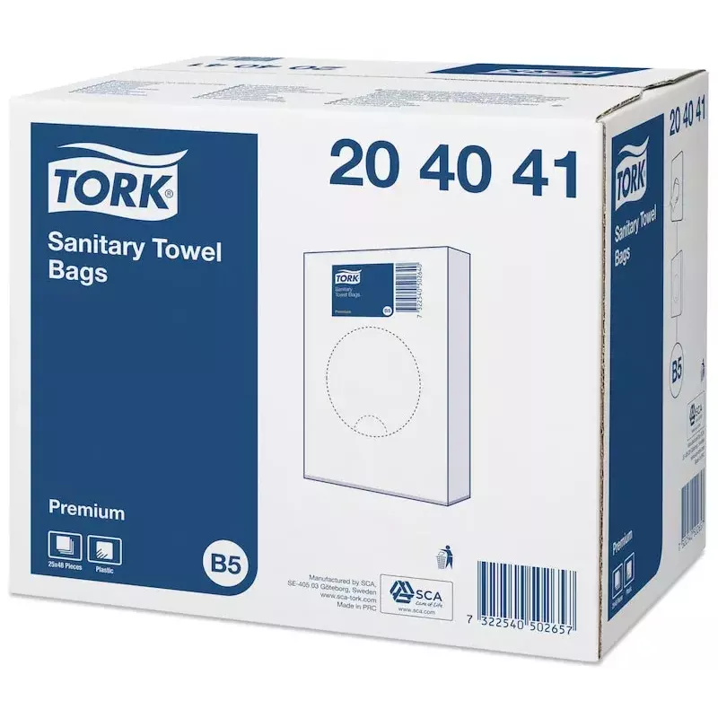 Tork 204041 jätesäkit valkoinen 25 kpl